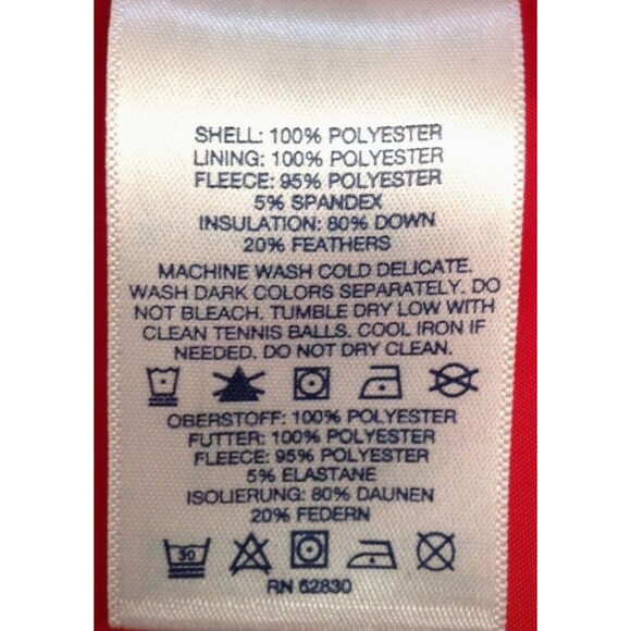 Lands End Vest Wmn S Red Plaid Feather Down Puffer Quilted Zip Preppy Outdoors - Picture 12 of 12